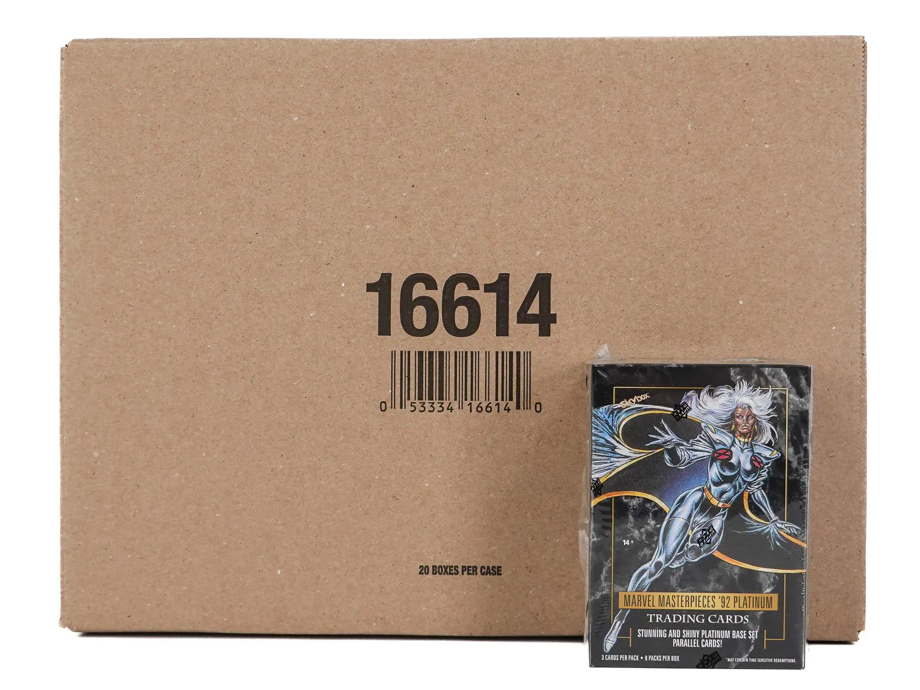 Marvel Masterpieces '92 Platinum 8-Pack Blaster 20-Box Case (Upper Deck 2024) Marvel Masterpieces '92 Platinum 8-Pack Blaster 20-Box Case (Upper Deck 2024)