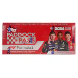 2024 Topps Paddock Pass F1 Formula 1 Hobby Box