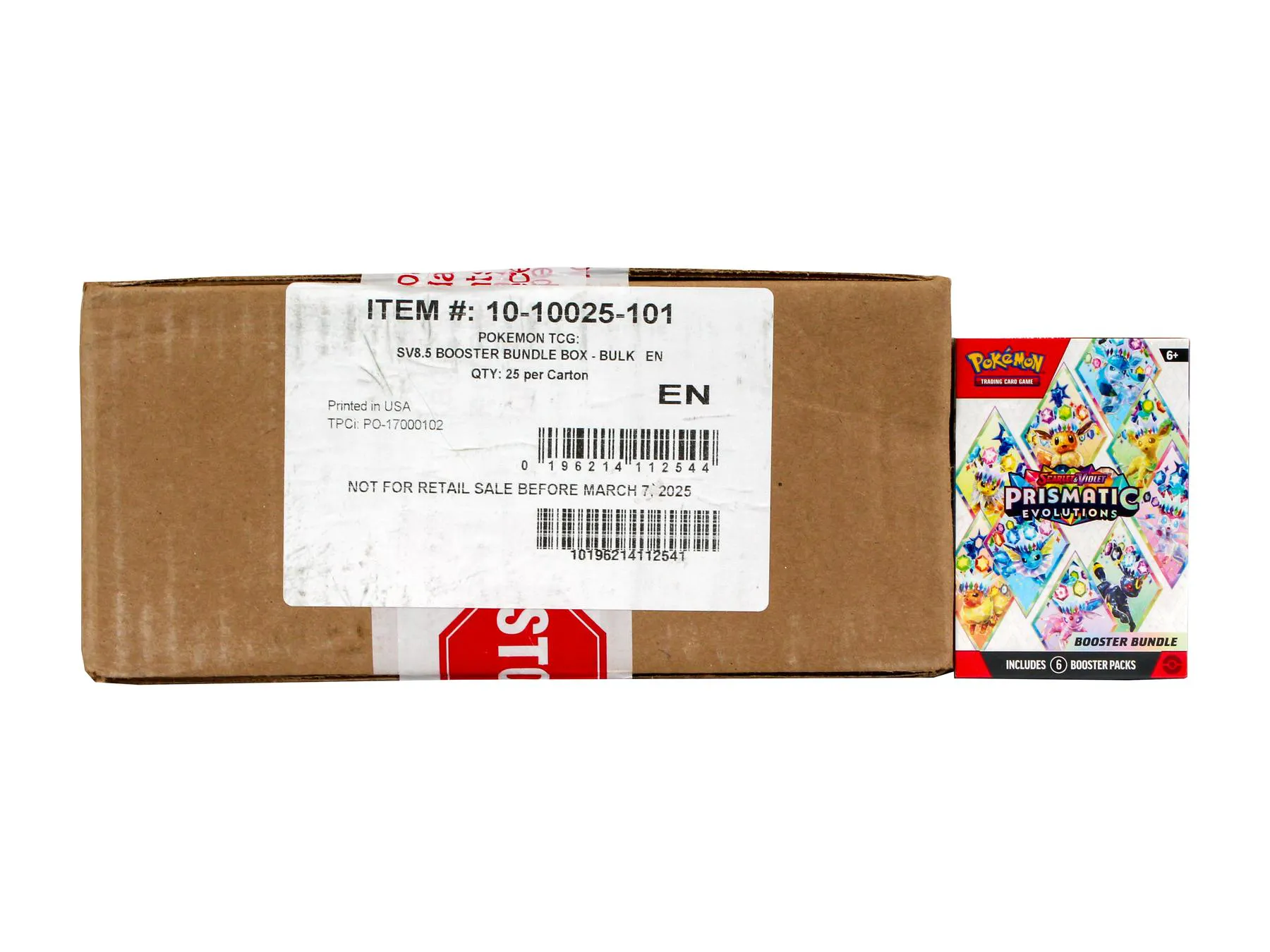 Pokemon Scarlet & Violet: Prismatic Evolutions 25-Bundle Case | DA Card World Pokemon Scarlet & Violet: Prismatic Evolutions 25-Bundle Case | DA Card World