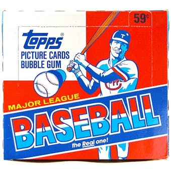 1986 Topps Baseball Cello Box