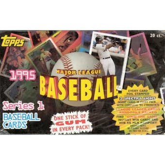 1995 Topps Series 1 Baseball Jumbo Box