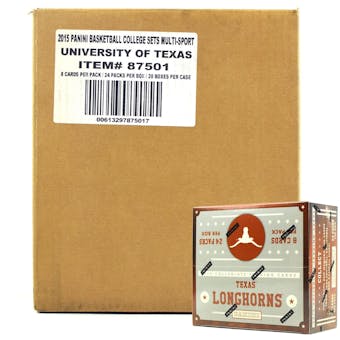 2015 Panini Texas Longhorns Multi-Sport 24-Pack 20-Box Case