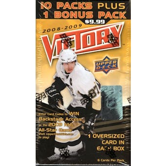 2008/09 Upper Deck Victory Hockey 11 Pack Box