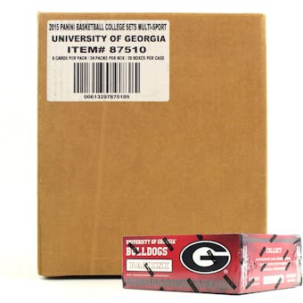 2015 Panini Georgia Bulldogs Multi-Sport 24-Pack 20-Box Case