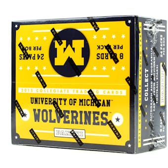 2015 Panini Michigan Wolverines Multi-Sport 24-Pack Box