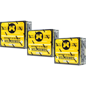2015 Panini Michigan Wolverines Multi-Sport 24-Pack Box (Lot of 3)