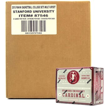 2015 Panini Stanford Cardinal Multi-Sport 24-Pack 20-Box Case