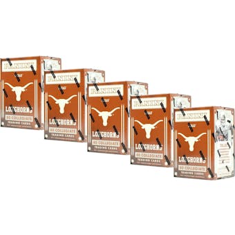 2015 Panini Texas Longhorns Multi-Sport Blaster Box (Lot of 5)