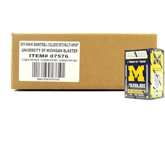 2015 Panini Michigan Wolverines Multi-Sport Blaster 20-Box Case