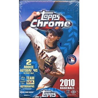 2010 Topps Chrome Baseball Hobby Box