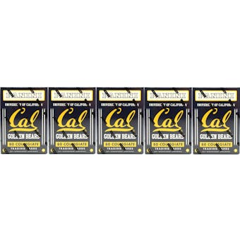 2015 Panini California Golden Bears Multi-Sport Blaster Box (Lot of 5)