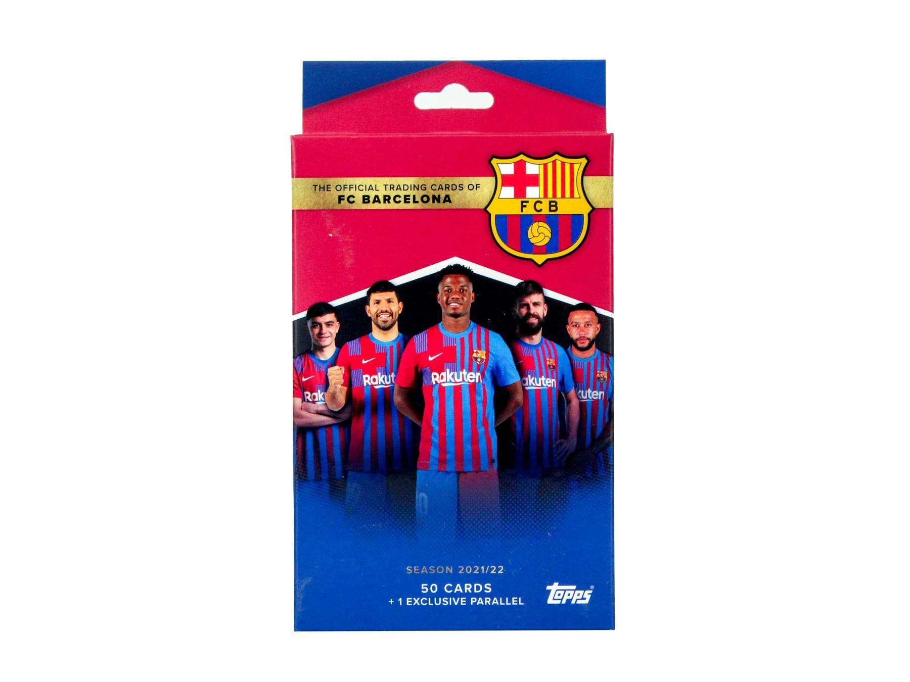 2021/22 Topps FC Barcelona Soccer Official Team Set (Hanger Box