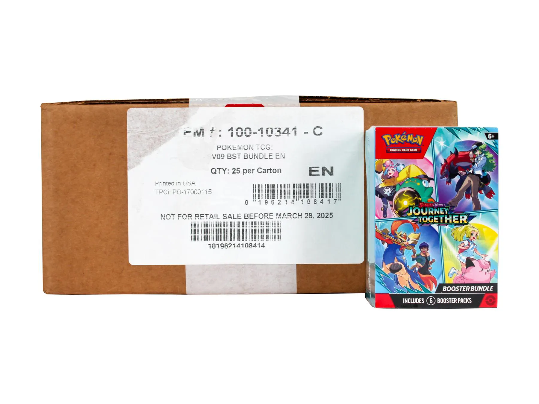 Pokemon Scarlet & Violet: Journey Together 25-Bundle Case | DA Card World Pokemon Scarlet & Violet: Journey Together 25-Bundle Case | DA Card World