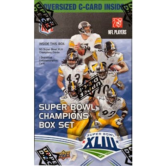 2009 Upper Deck Football Super Bowl XLIII Champions Box Set (Steelers)