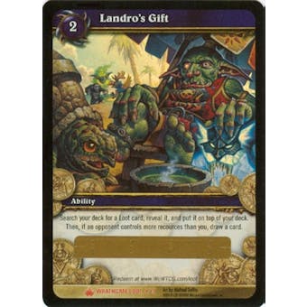 WoW Wrathgate Single Landro's Gift Unscratched Loot Card