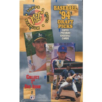 1994 Topps Stadium Club Draft Picks Baseball Hobby Box