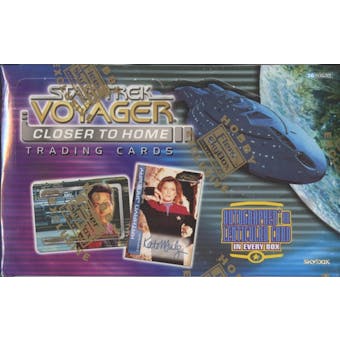 Star Trek: Voyager Closer To Home Hobby Box (1999 Skybox)