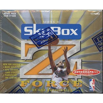 1996/97 Skybox Z-Force Series 2 Basketball Retail Box