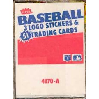 1987 Fleer Baseball Rack Box
