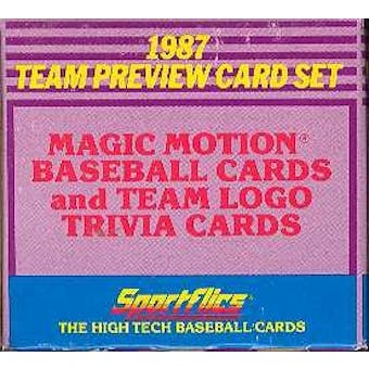 1987 Sportflics Team Preview Baseball Factory Set (Reed Buy)