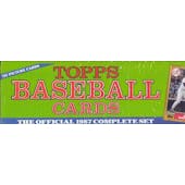 1987 Topps Baseball Factory Set (Christmas Set)