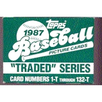 1987 Topps Traded & Rookies Baseball Factory Set