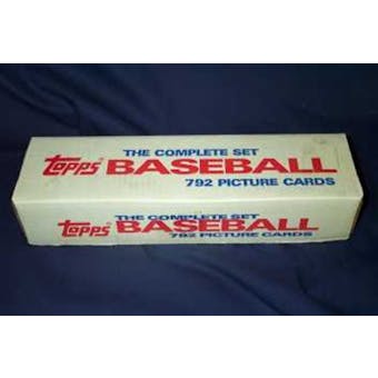 1987 Topps Baseball Factory Set (White Box)