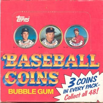 1987 Topps Coins Baseball Wax Box