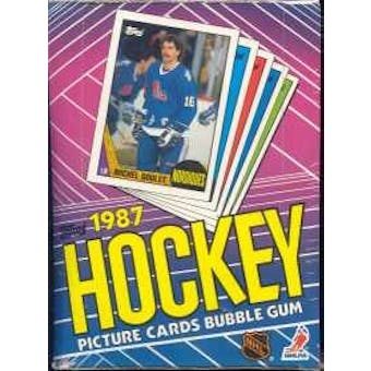 1987/88 Topps Hockey Wax Box