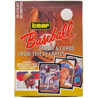 1987 Leaf Baseball Wax Box