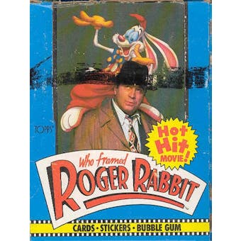 Who Framed Roger Rabbit? Wax Box (1988 Topps)