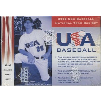 2002 Upper Deck Team USA Baseball Factory Set (Box)