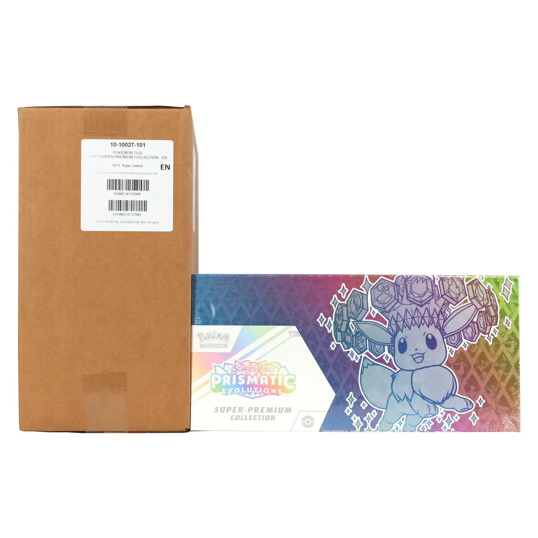 Pokemon Scarlet & Violet: Prismatic Evolutions Super Premium Collection 4- Box Case | DA Card World Pokemon Scarlet & Violet: Prismatic Evolutions Super Premium Collection 4- Box Case | DA Card World