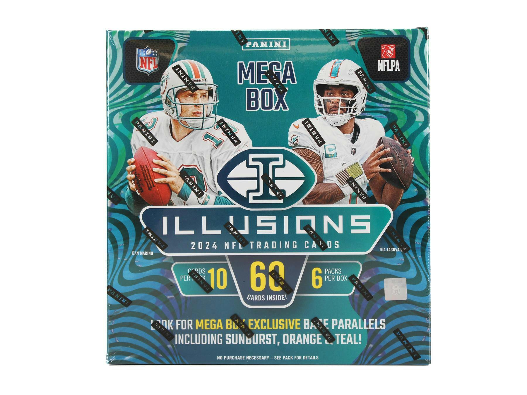 2024 Panini Illusions Football Blaster Box - 6 Packs With 6 Cards Each, NFL Trading Cards