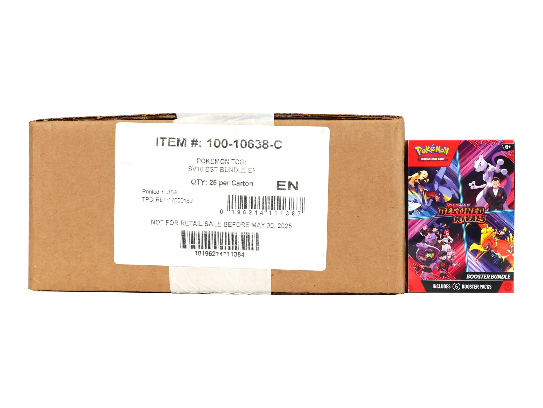 Pokemon Scarlet & Violet Destined Rivals, 25 Booster Bundle Case Pokemon Scarlet & Violet Destined Rivals, 25 Booster Bundle Case