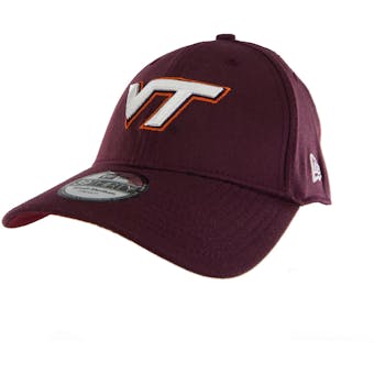 Virginia Tech Hokies New Era 39Thirty Team Classic Maroon Flex Fit Hat (Adult L/XL)
