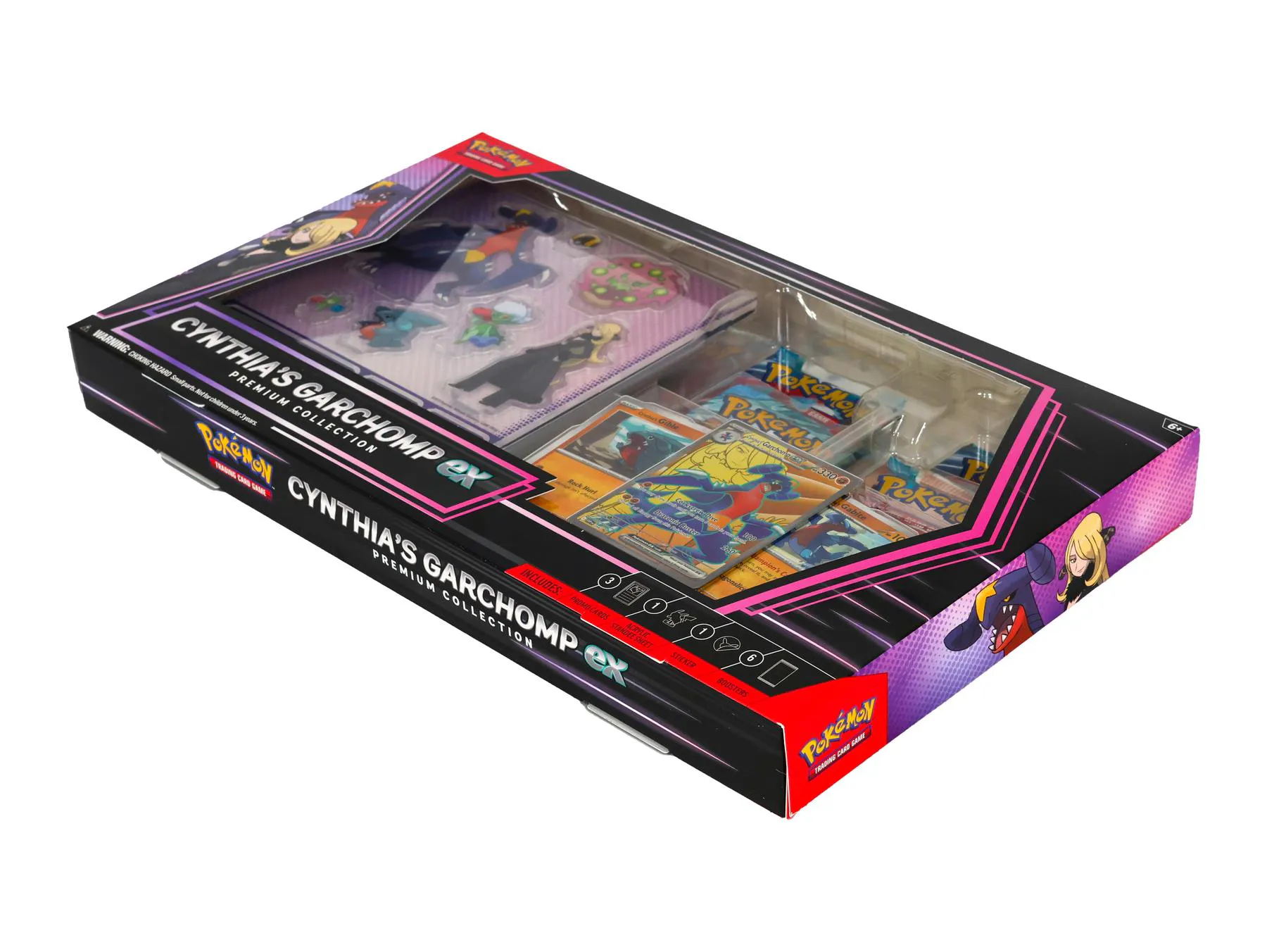 pokemon premium collection garchomp ex trading cards Pokmon Cynthias Collection, includes Garchomp EX card and collectibles ex or salamence pokmon - trading card game: