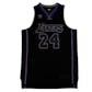 Kobe Bryant Los Angeles Lakers Black Adidas Carbon Jersey