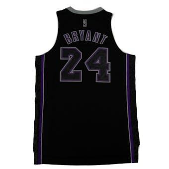Kobe Bryant Los Angeles Lakers Black Adidas Carbon Jersey