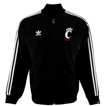 Cincinnati Bearcats Adidas Legacy Black Full Zip Track Jacket (Adult S)