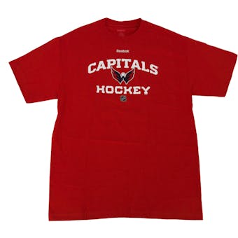 Washington Capitals Reebok Red Tee Shirt (Adult XL)