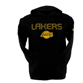 Los Angeles Lakers Adidas Black Playbook Fleece Hoodie