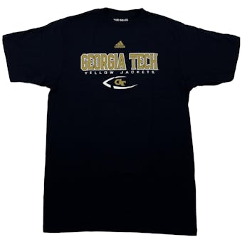 Georgia Tech Yellow Jackets Adidas Navy The Go To Short Sleeve Tee Shirt (Adult S)