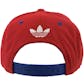 Los Angeles Clippers Adidas Red Retro Flat Brim Snapback Hat (Adult OSFA)