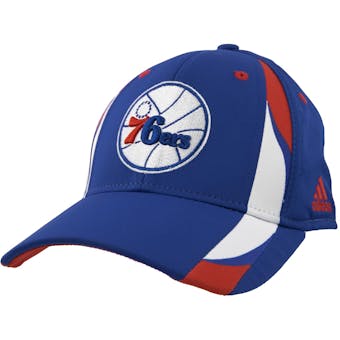 Philadelphia 76ers Adidas Blue Structured Flex Fit Hat