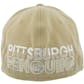Pittsburgh Penguins Reebok Gold Tavel & Training Structured Flex Fit Hat (Adult L/XL)
