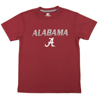 Alabama Crimson Tide Colosseum Crimson Youth Performance Digit Tee Shirt (Youth XL)