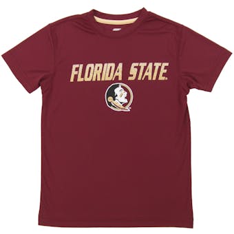 Florida State Seminoles Colosseum Maroon Youth Performance Digit Tee Shirt (Youth M)