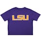 LSU Tigers Colosseum Purple Youth Performance Digit Tee Shirt (Youth S)