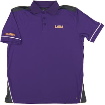 LSU Tigers Colosseum Purple Blade Chiliwear Performance Polo Shirt